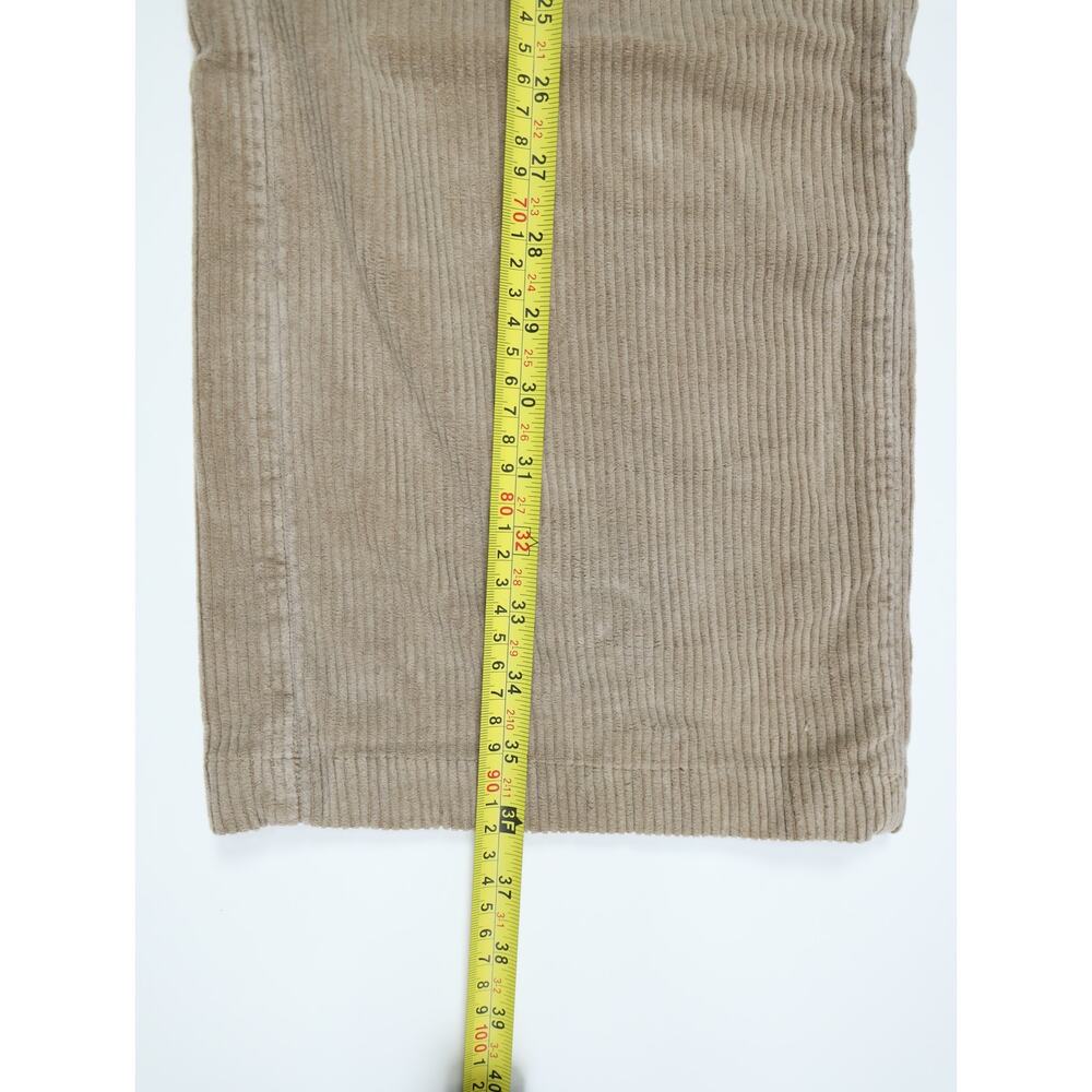 L’AGENCE Scottie Wide Leg Corduroy Pants 26 High Rise Beige Taupe Quiet Luxury - Picture 9 of 14